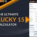lucky 15 bet calculator